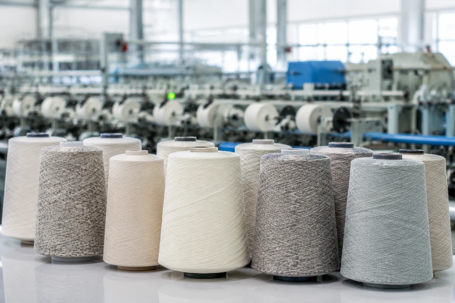 Ống sợi tái sinh dùng cho sản xuất dệt may