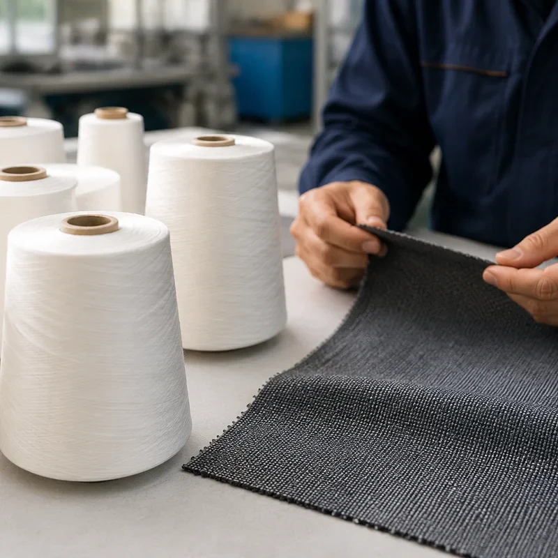 Ưu điểm của sợi kéo polyester cho vải công nghiệp